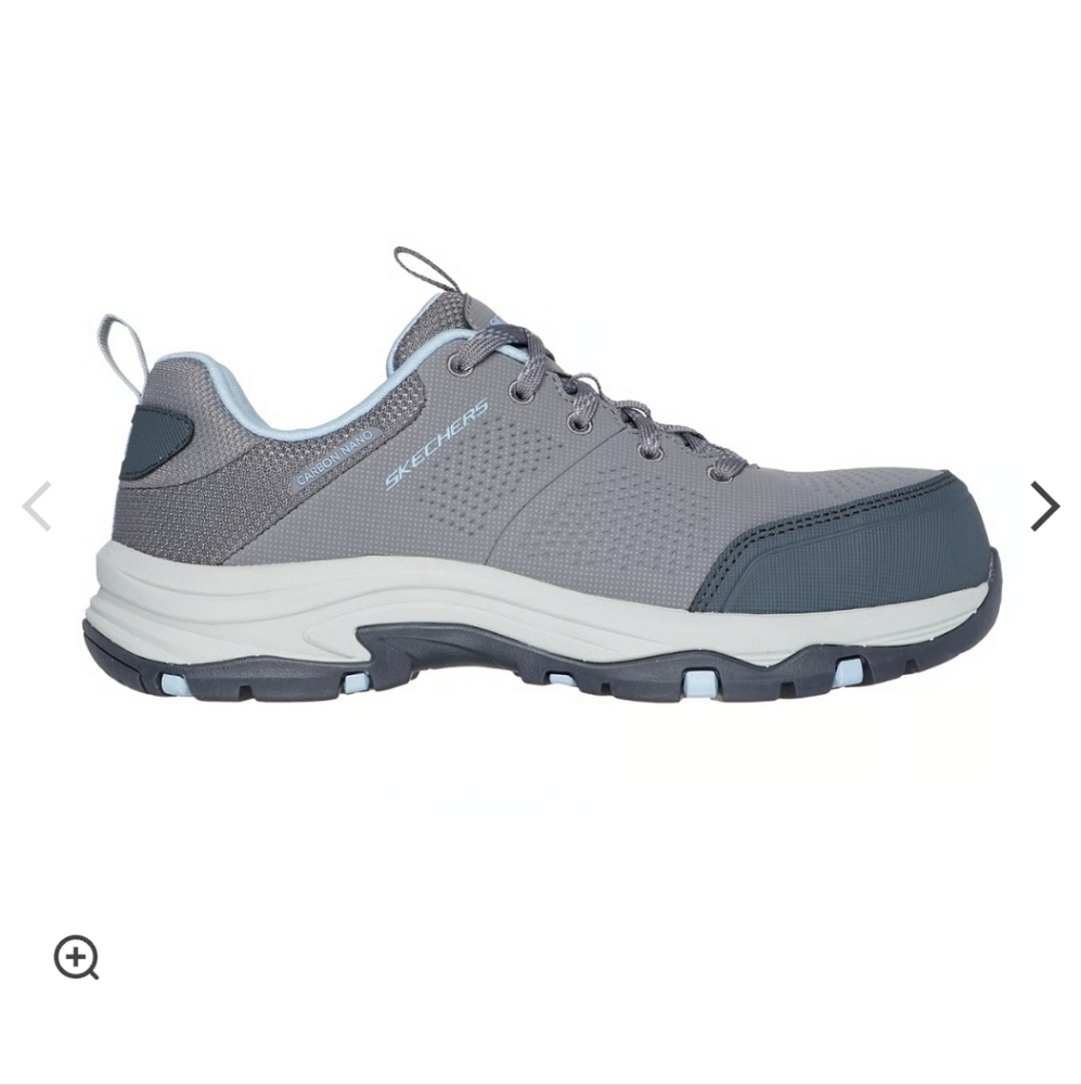 Skechers Charcoal and Light Blue Sneakers